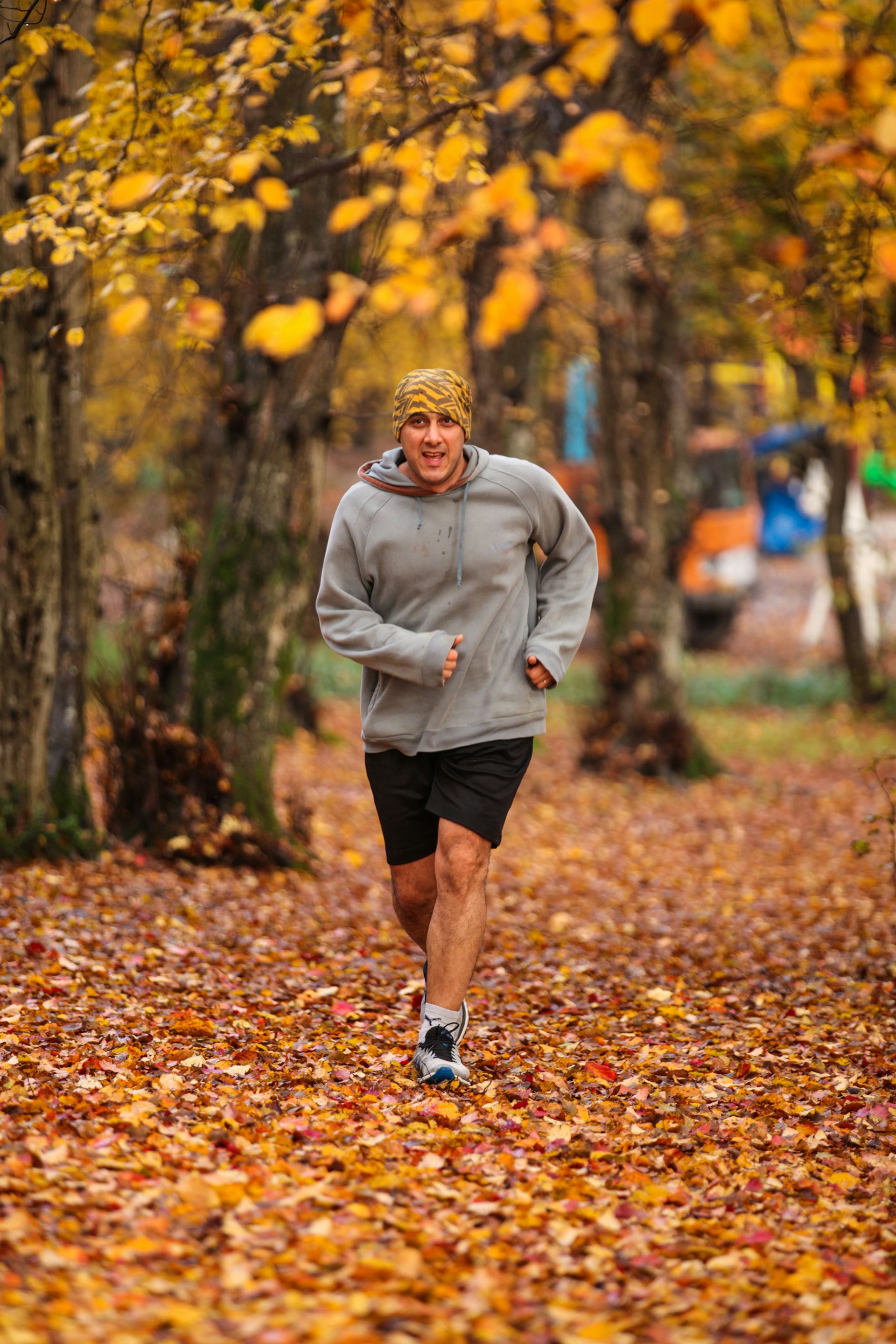 a man running