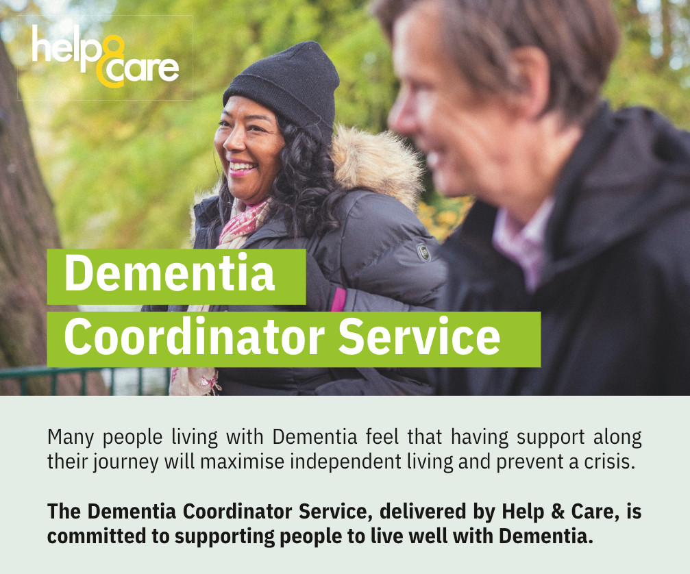 image depicts Help and Care Dementia coordinator service