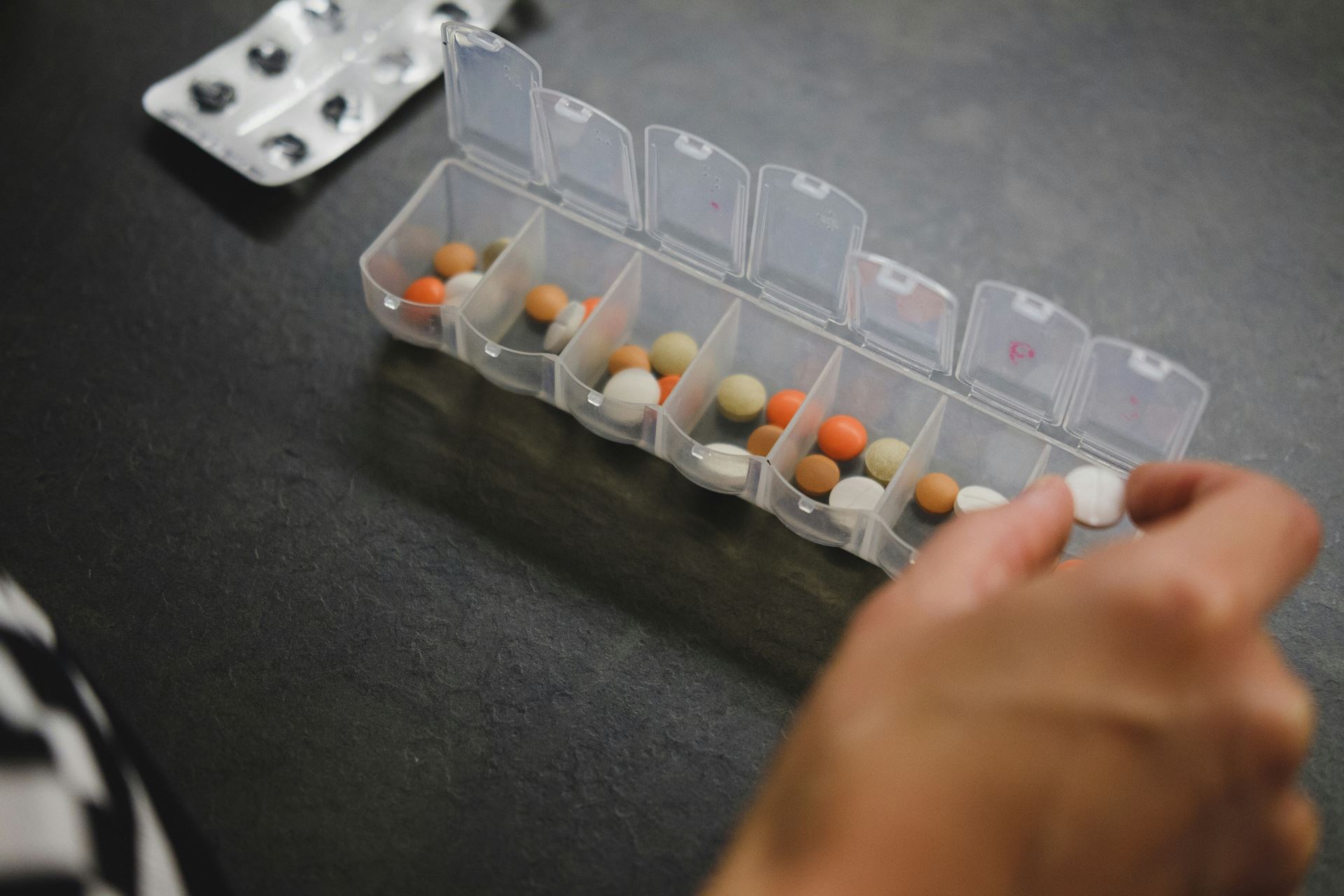 a pill dispensing box