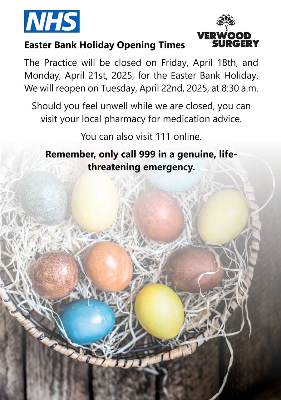 Easter Bank Holiday Opening hours poster