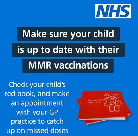 Make sure your child is up to date with their MMR vaccinations