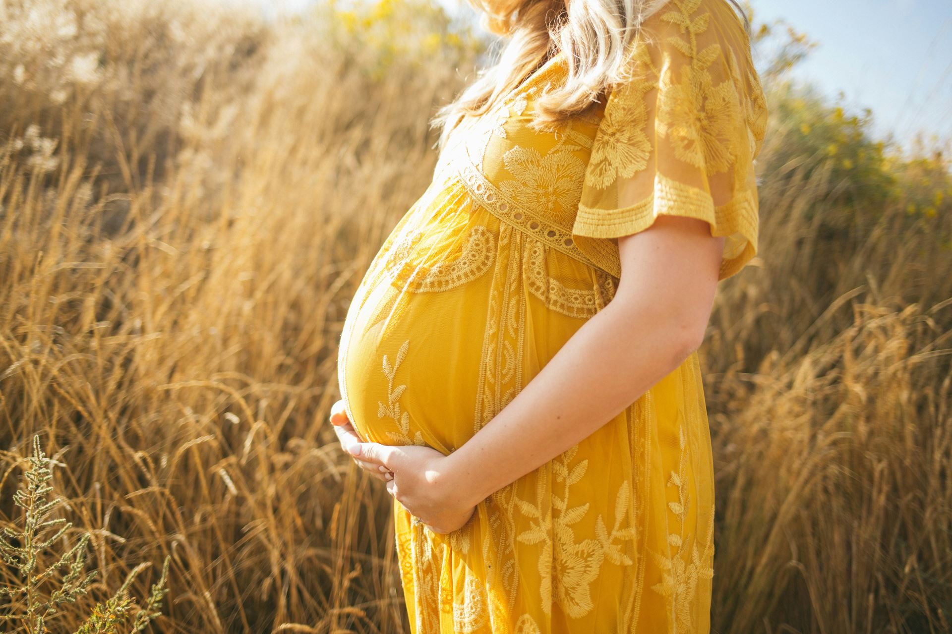 a pregnant woman